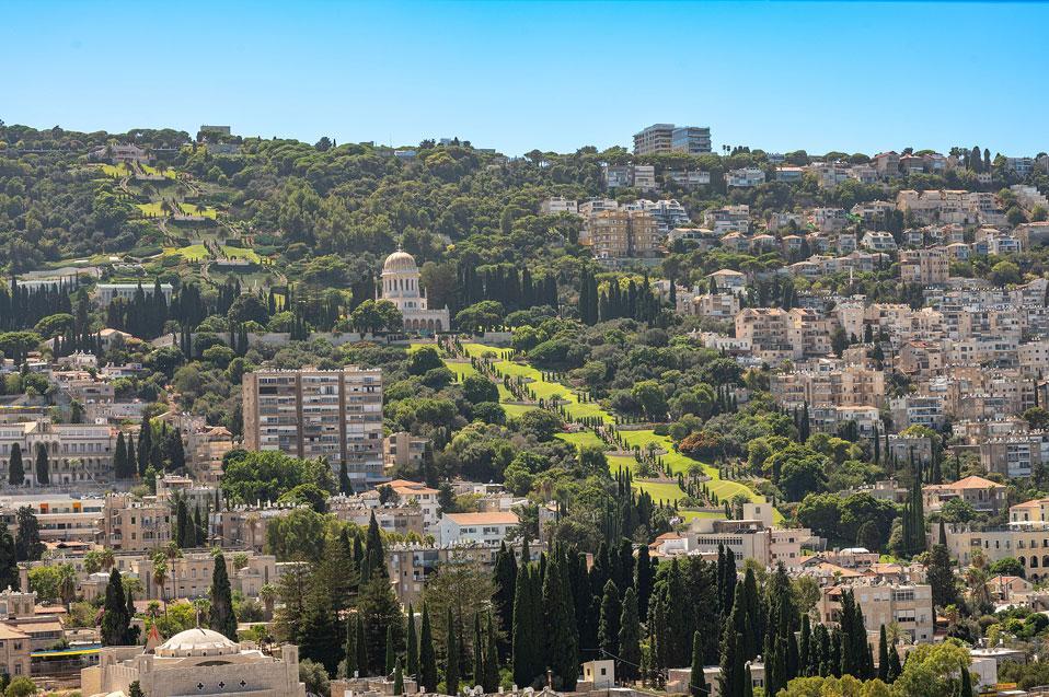 נוף לגני הבהאים